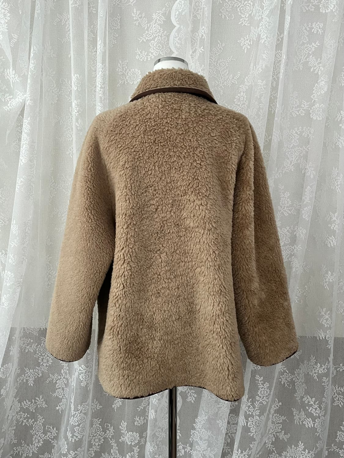 F) 도매택 제평 베르가못 무스탕 양털자켓 상품이미지3