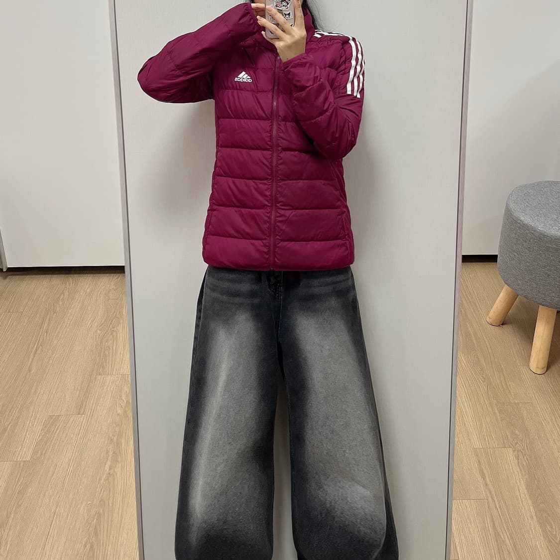 아디다스 에센셜 덕다운 경량 패딩 상품이미지1