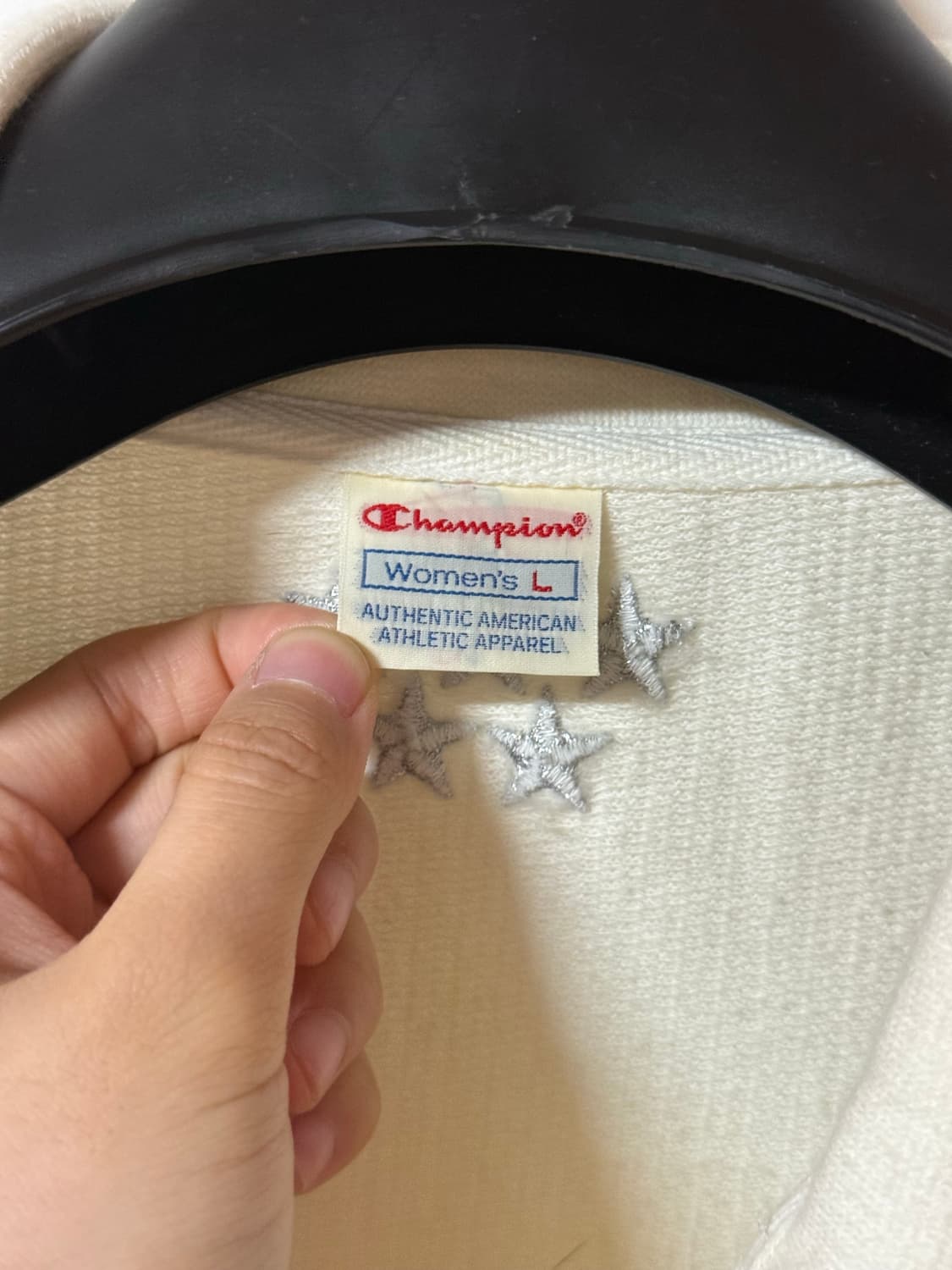 챔피온 y2k 아이보리 스타 집업 L 상품이미지5