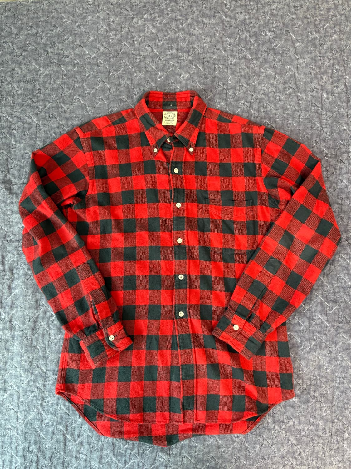 가마쿠라 버팔로체크 플란넬 셔츠 상품이미지2