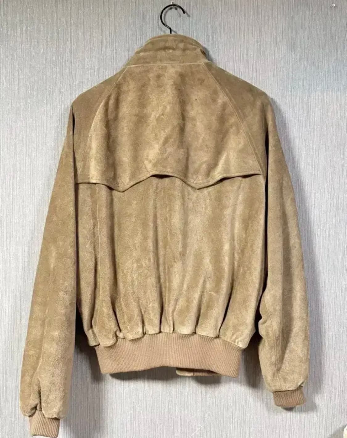 90s 폴로 스웨이드 헤링턴 자켓 L 베이지 상품이미지2