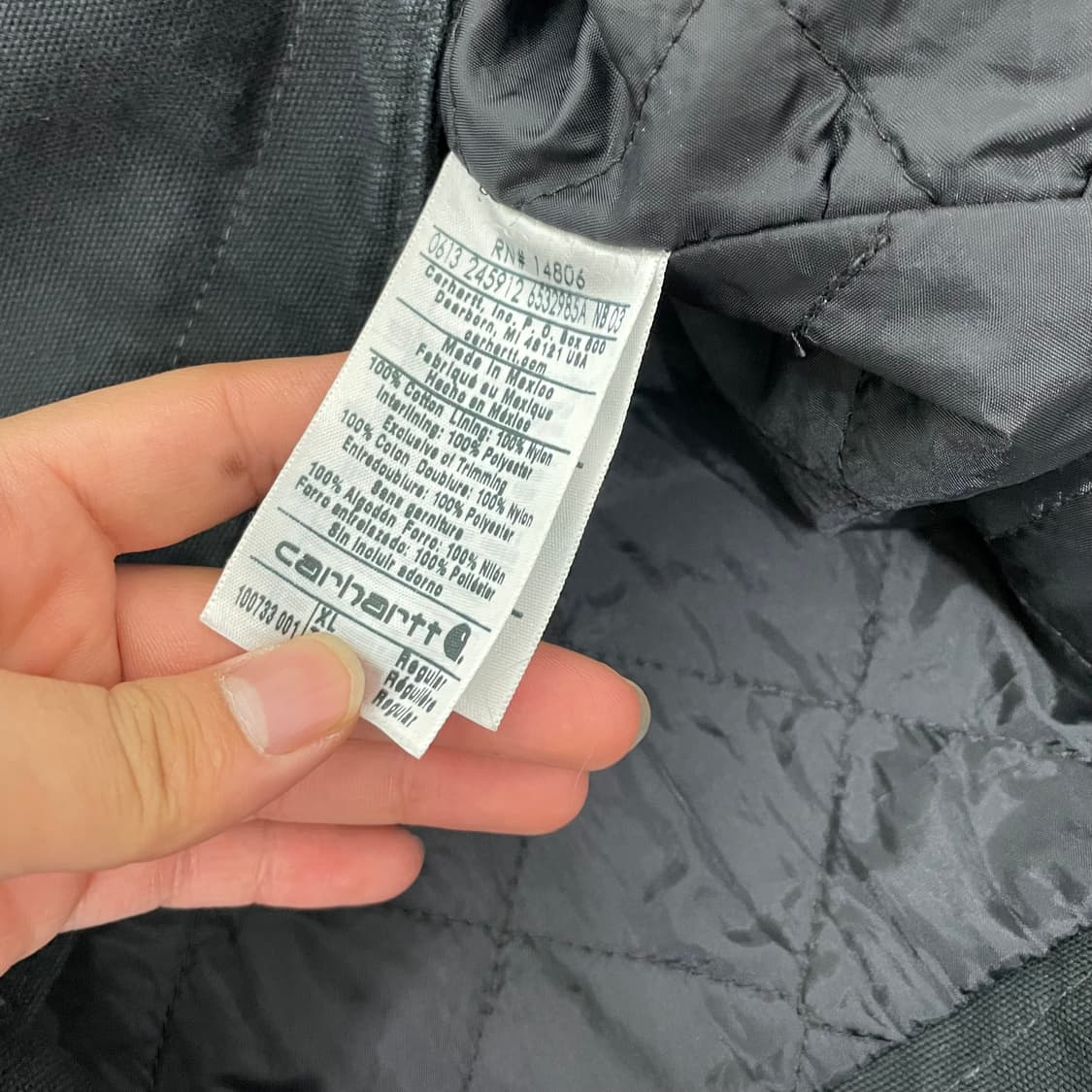 칼하트 덕다운 엑티브 후드 워크 자켓 상품이미지6