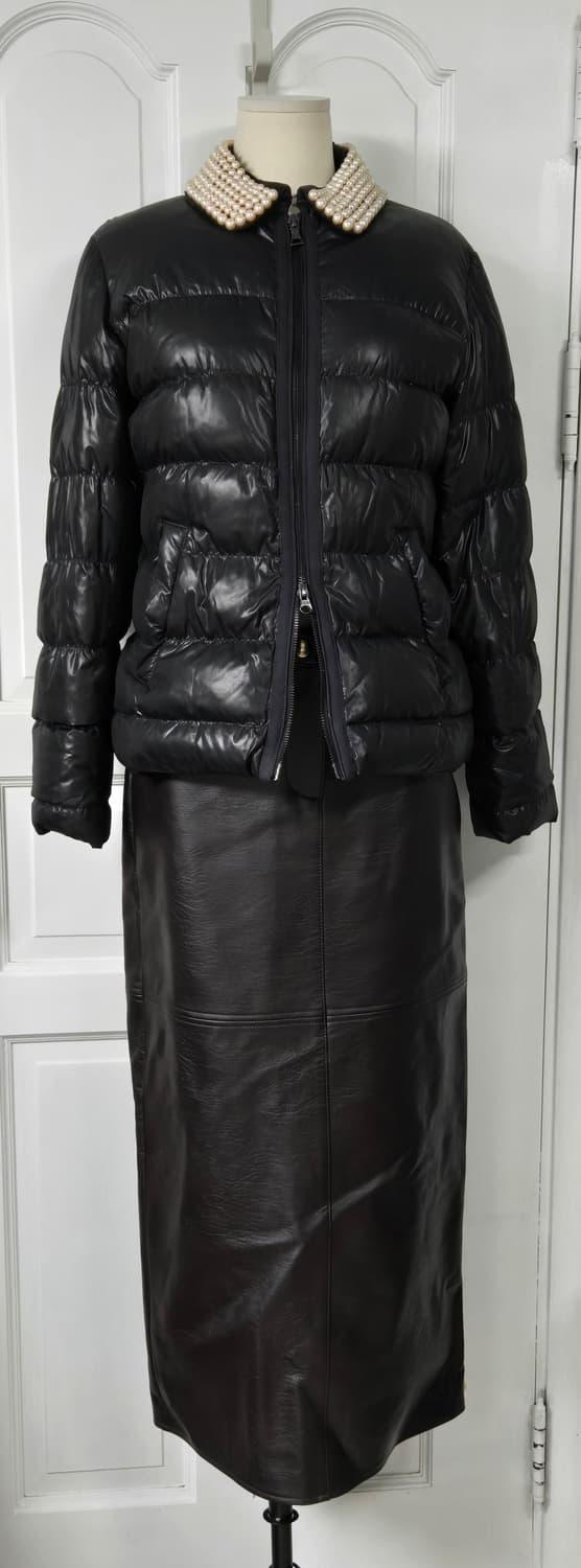 모스키노 진주카라 다운패딩 상품이미지1