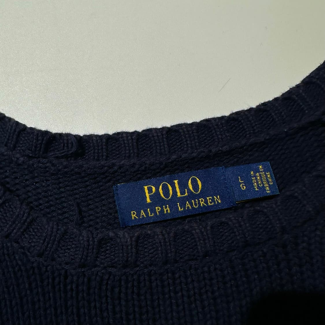 폴로 랄프로렌 성조기 라운드 니트 네이비 상품이미지4