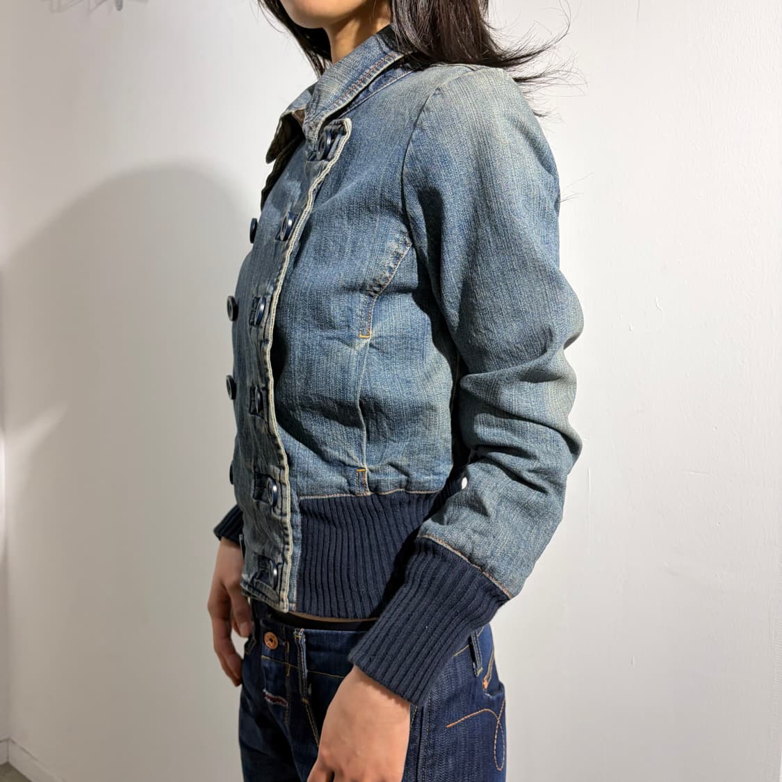 GAP 갭 데님 더블 숏자켓 상품이미지4