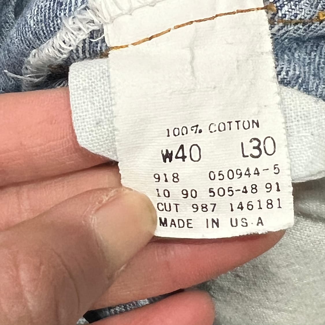 usa 리바이스 505 데님팬츠 s08905 상품이미지8