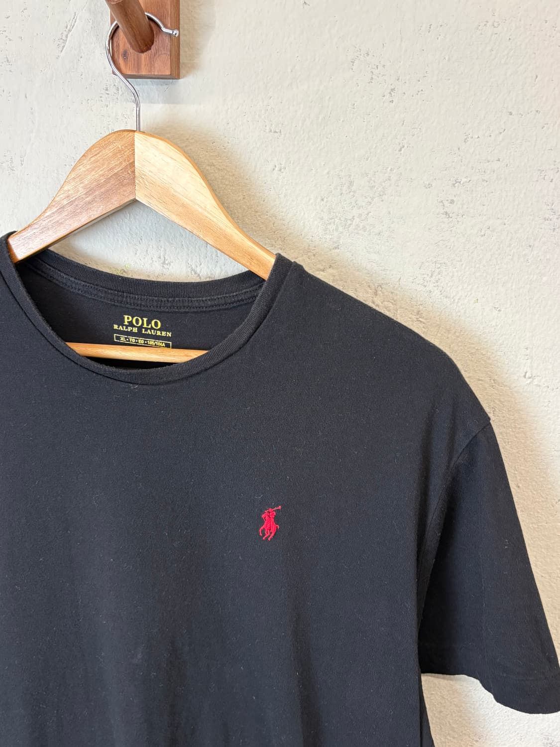 폴로랄프로렌 기본 포니로고 반팔티 블랙 상품이미지3