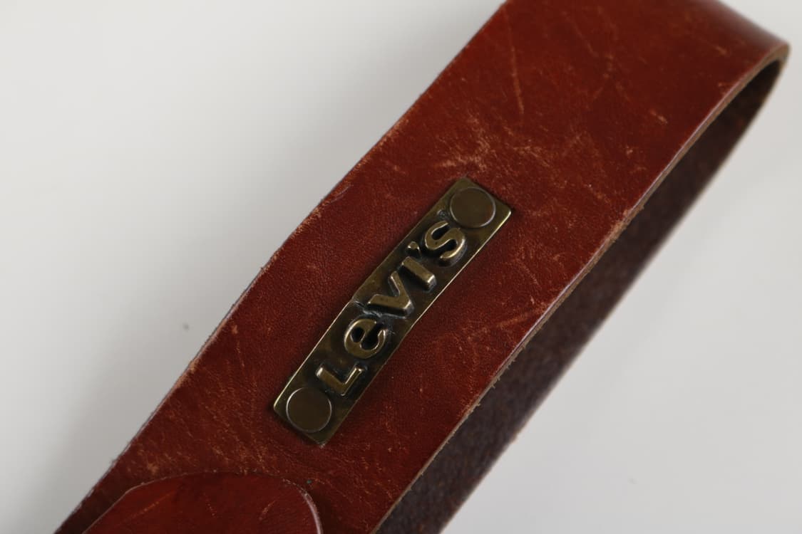 [28~32인치] 90's 리바이스 소가죽벨트 상품이미지2