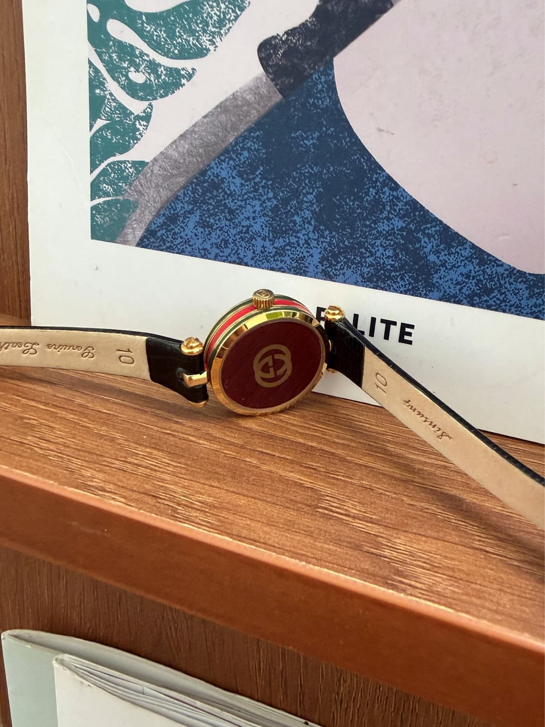 [GUCCI] sherry line gold watch 상품이미지2
