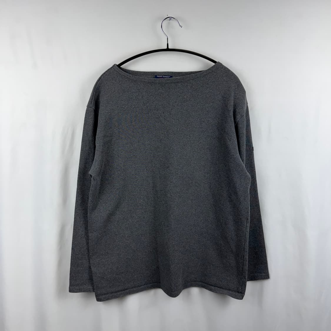 (105) 세인트 제임스 보트넥 차콜 긴팔 티 상품이미지2