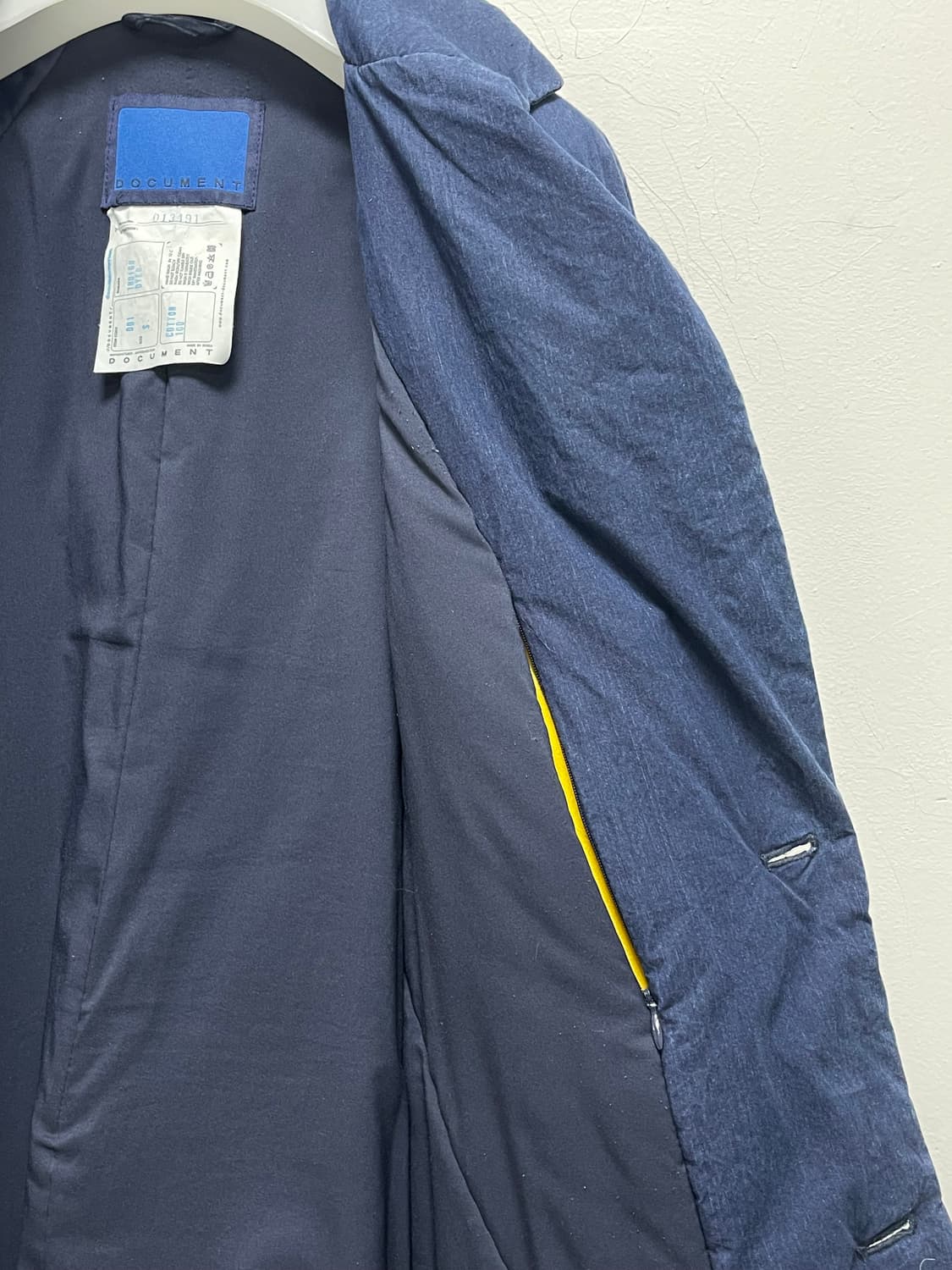 Document Indigo Padded Coat S 상품이미지4