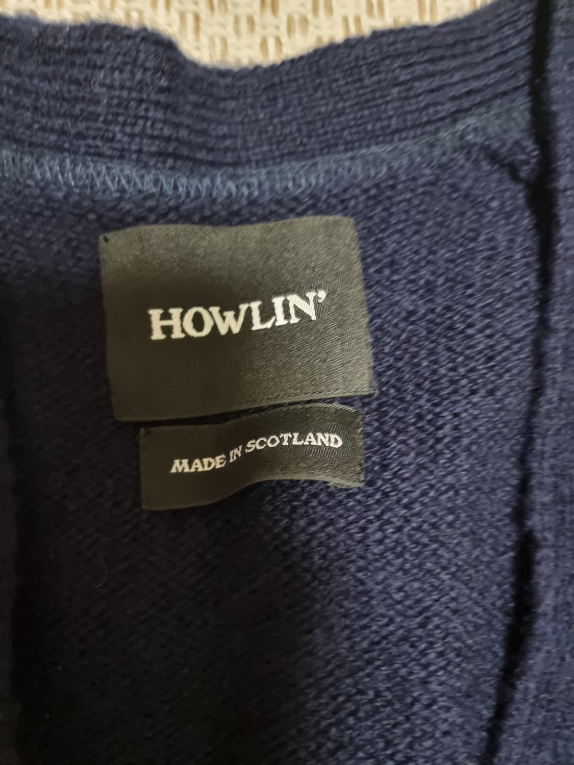 하울린 howlin 쉐기독 가디건 네이비 L 105 상품이미지3