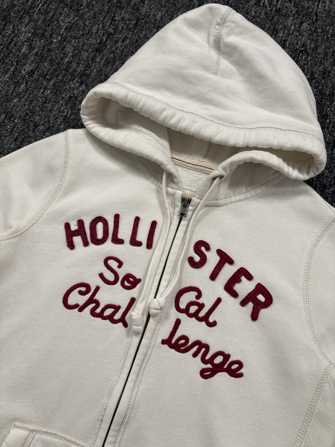 홀리스터 스펠아웃 화이트 후드집업 상품이미지4