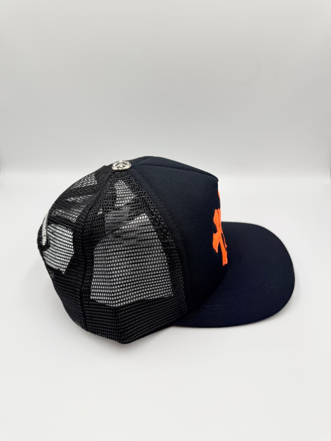 크롬하츠 트러커 메시 캡 레더패치 오렌지 상품이미지4