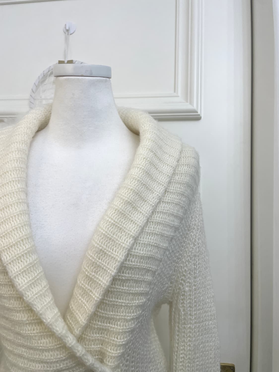 DURAS ivory double opc cardigan 상품이미지7