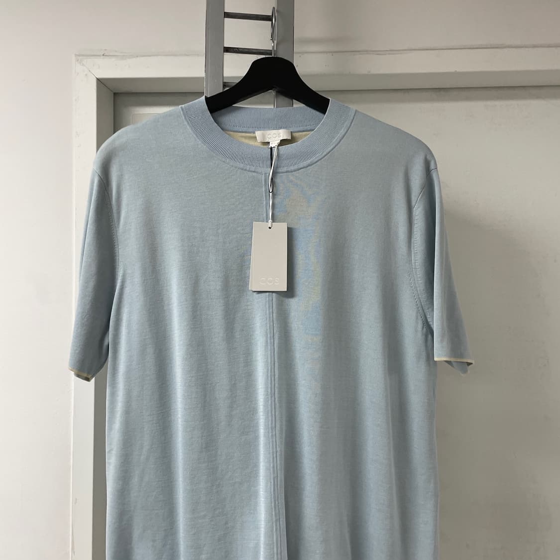COS 코스 스카이블루 반팔 티셔츠 새상품 L 상품이미지2