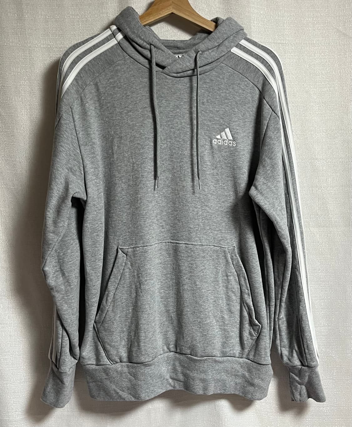공용 아디다스 그레이 후드티셔츠 L 상품이미지1
