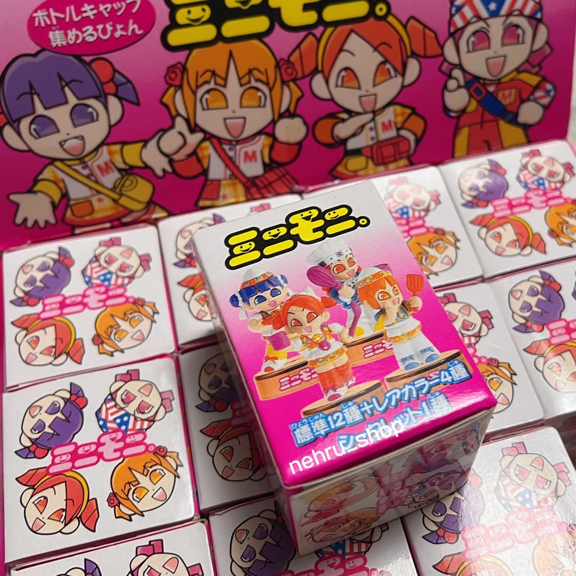 헤이세이 레트로 미니모니 모닝구스메 보틀캡 랜덤 피규어 상품이미지2