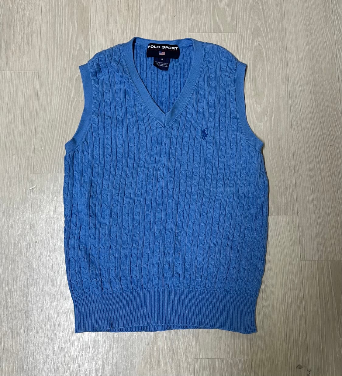 폴로 랄프로렌 브이넥 니트 조끼 베스트 상품이미지1