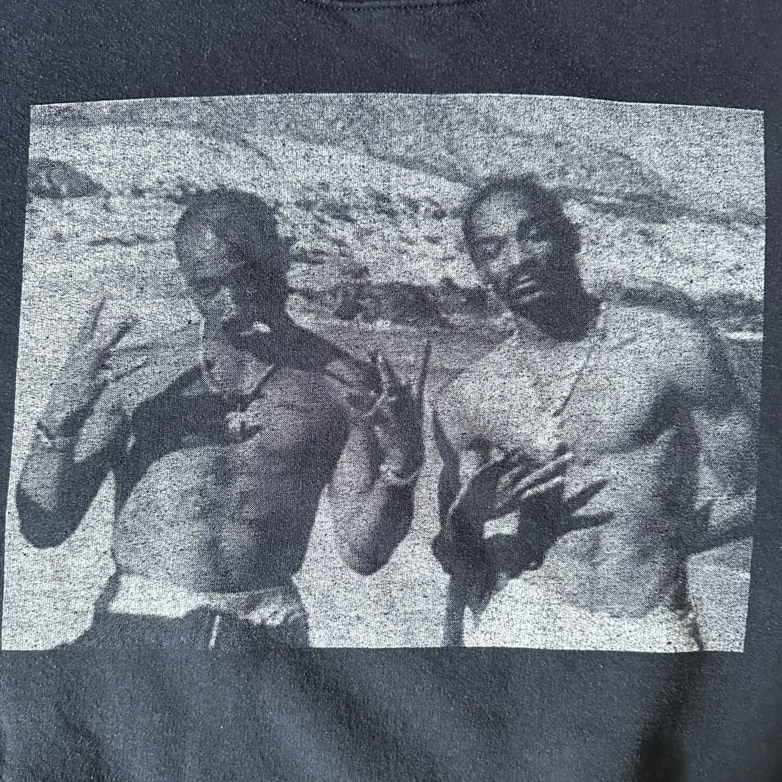 00s 2pac snoop portrait sweatshirt 상품이미지4