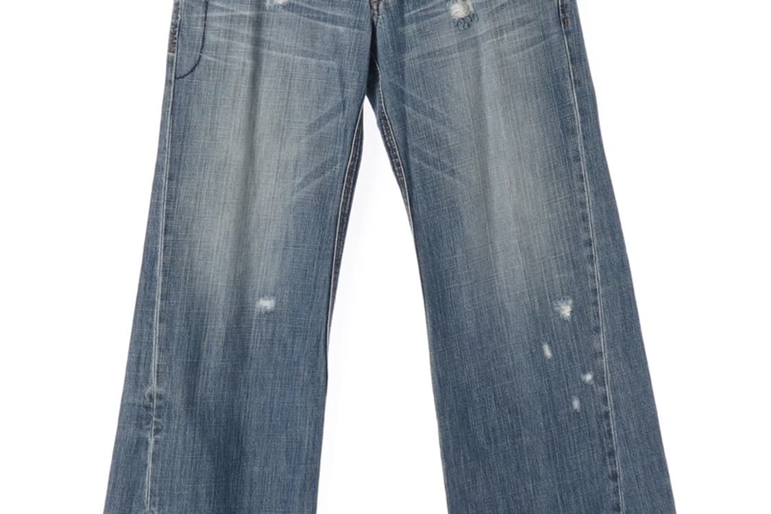 버커루 빈티지 캣워싱 와이드 데님 팬츠 28 상품이미지4