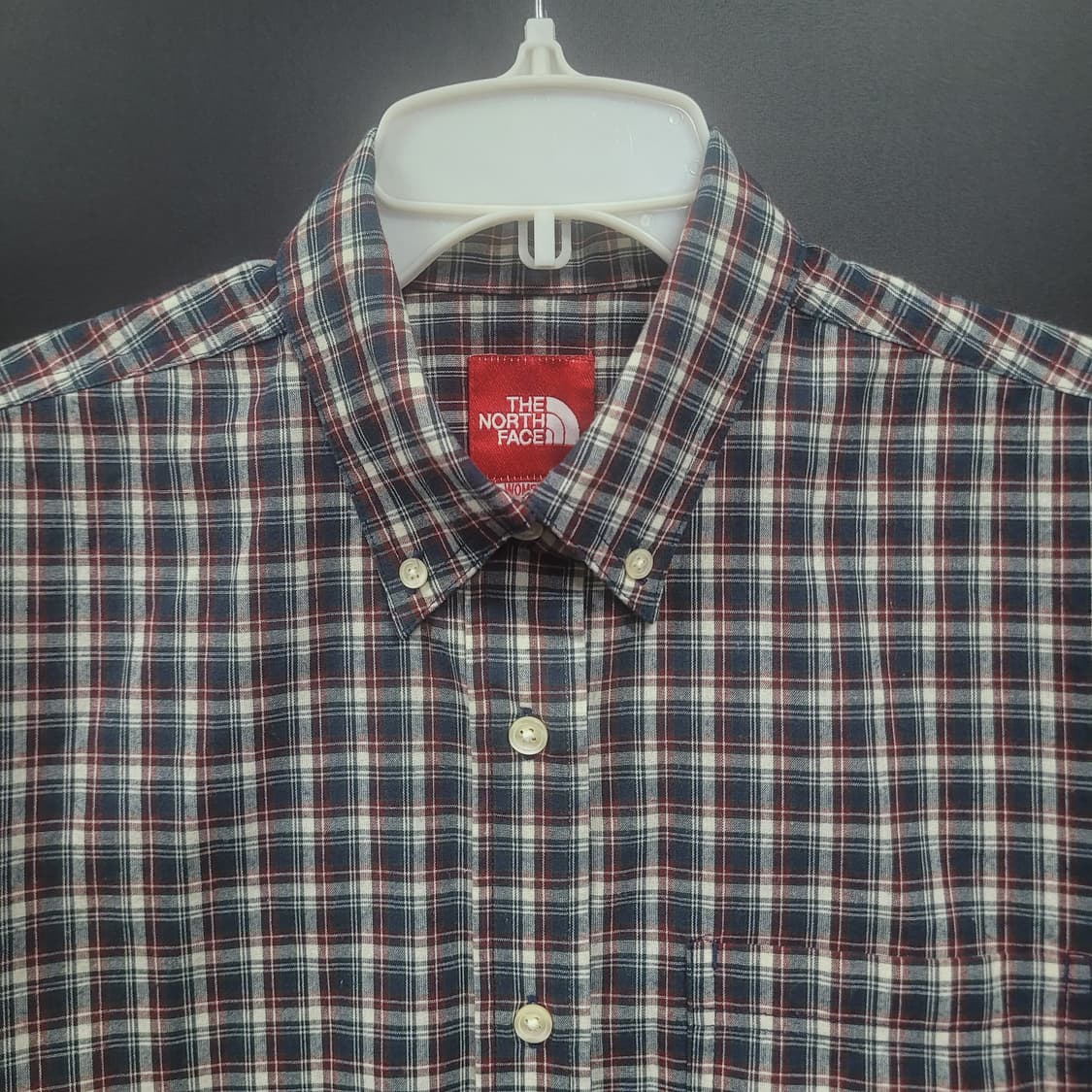 NORTH FACE 노스페이스 일본판 체크 오버핏 셔츠  상품이미지2