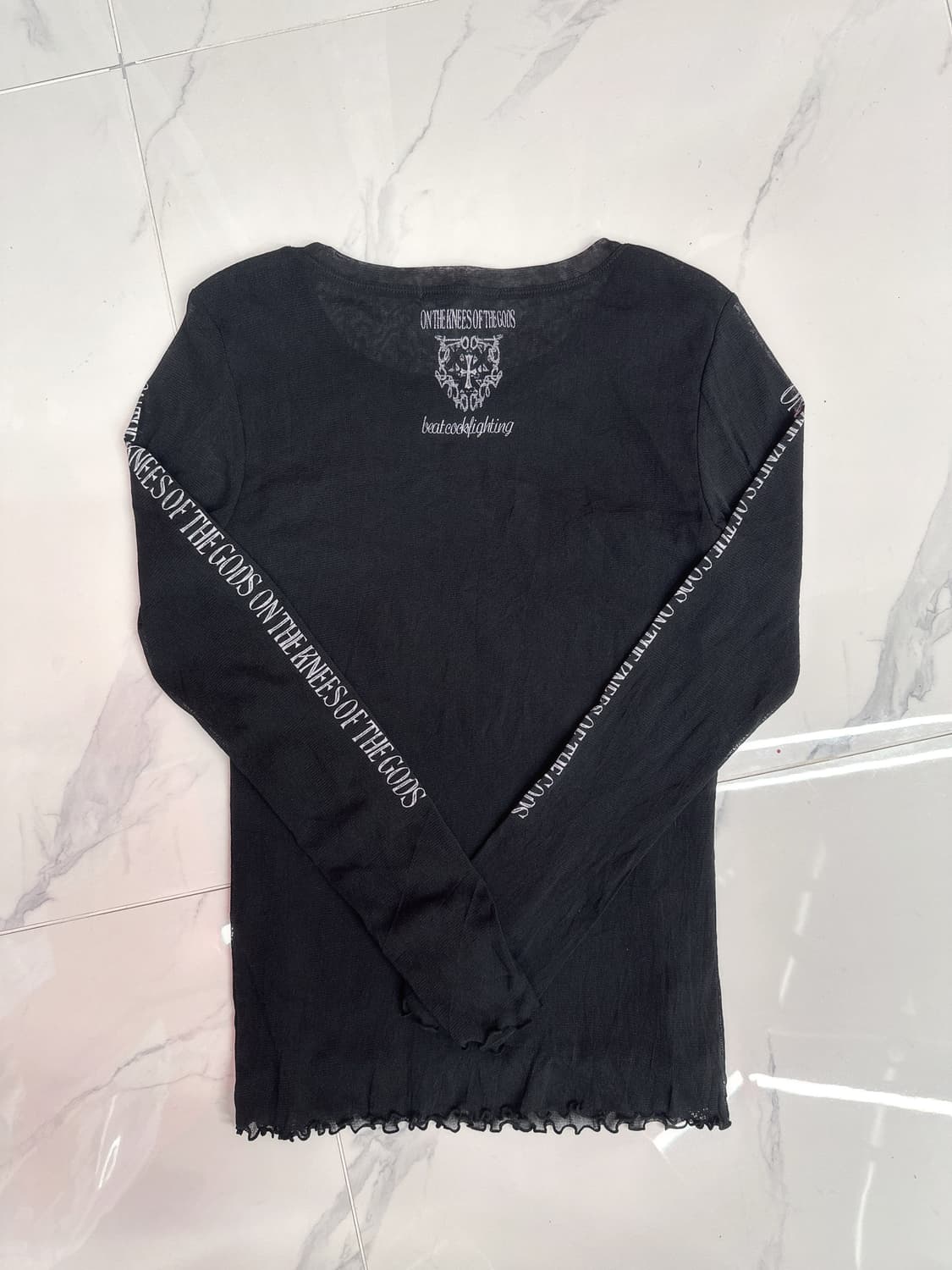 •펑크 스타일 긴팔티셔츠 상품이미지4