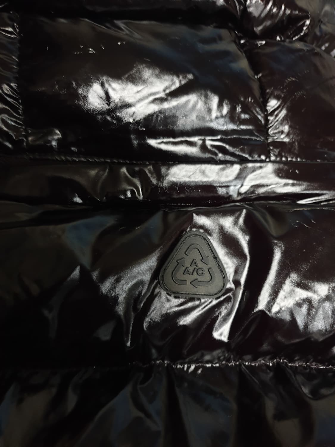 더블에이씨 웰론 유광 경량 패딩 와인색 (L) 상품이미지4