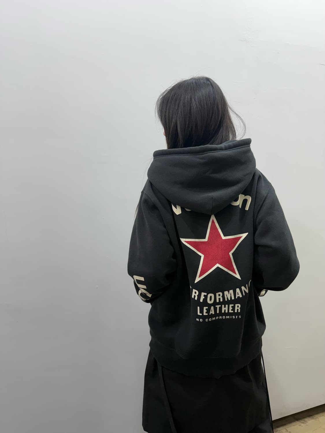 밴슨 오버핏 로고 후드집업 상품이미지4