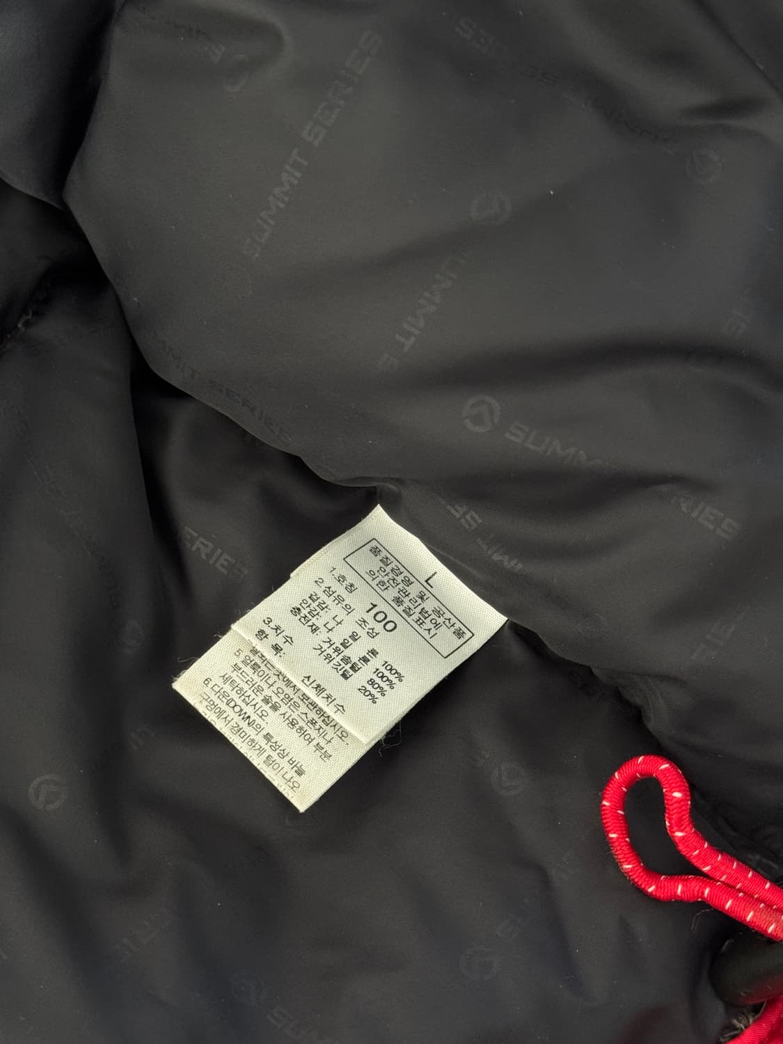 노스페이스 드라이로프트 700 레드 100 상품이미지7