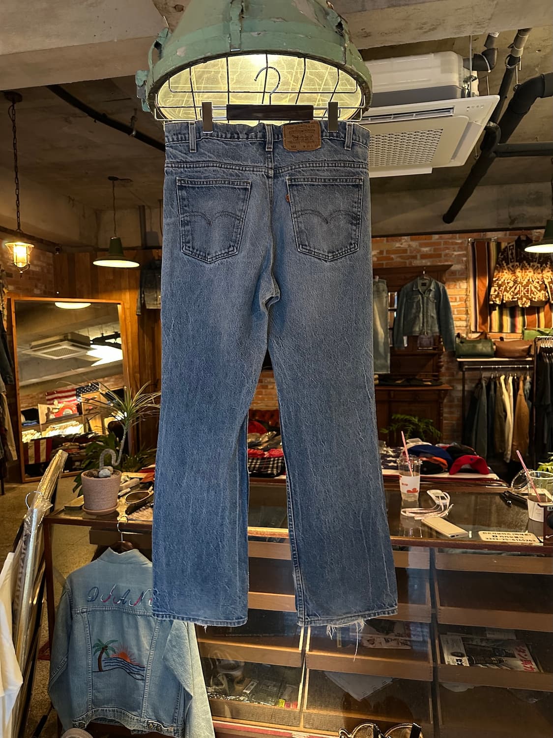 90s USA Levis 517 Boot Cut Denim Pants 상품이미지5