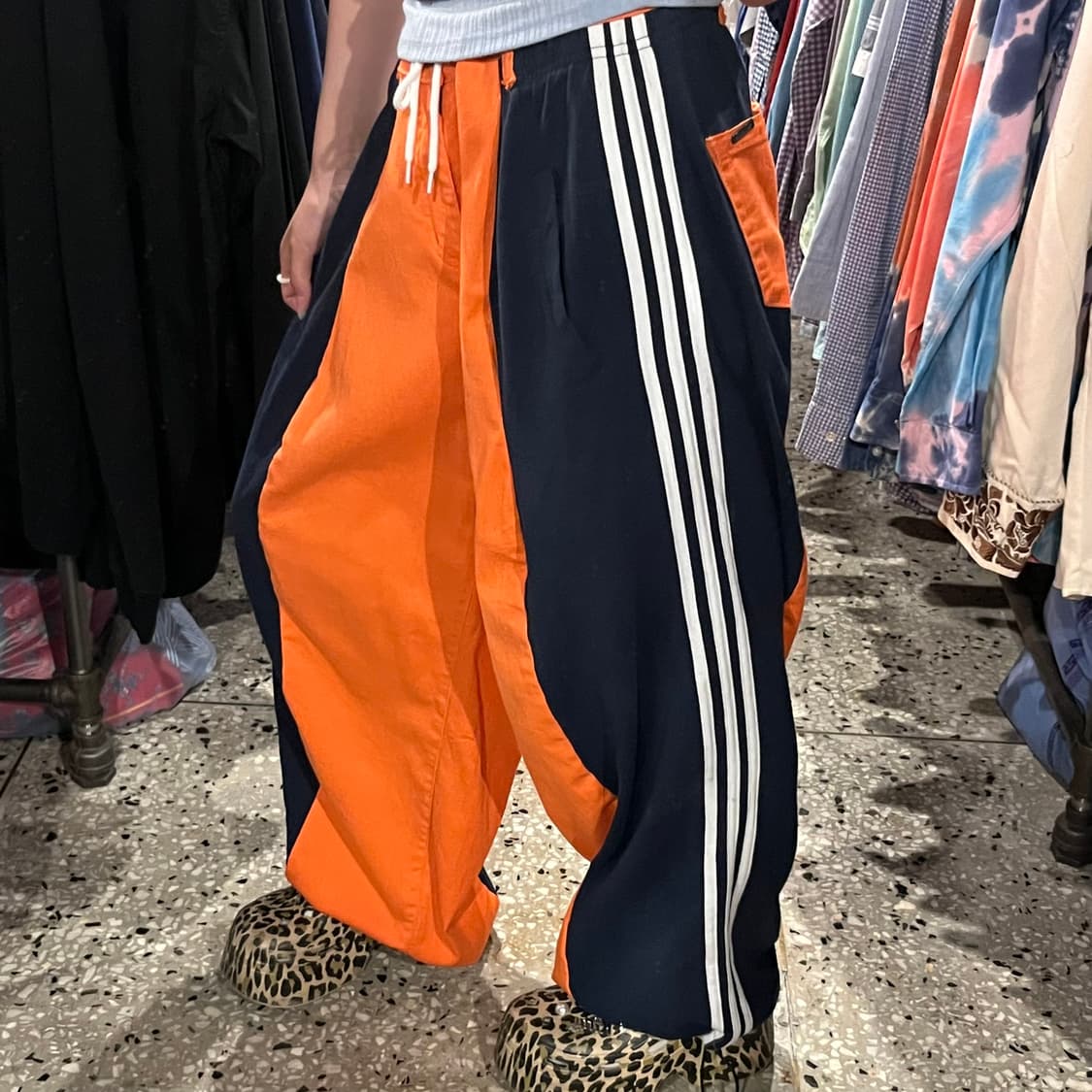 Adidas 아디다스 커스텀 데님 조거 팬츠  상품이미지5