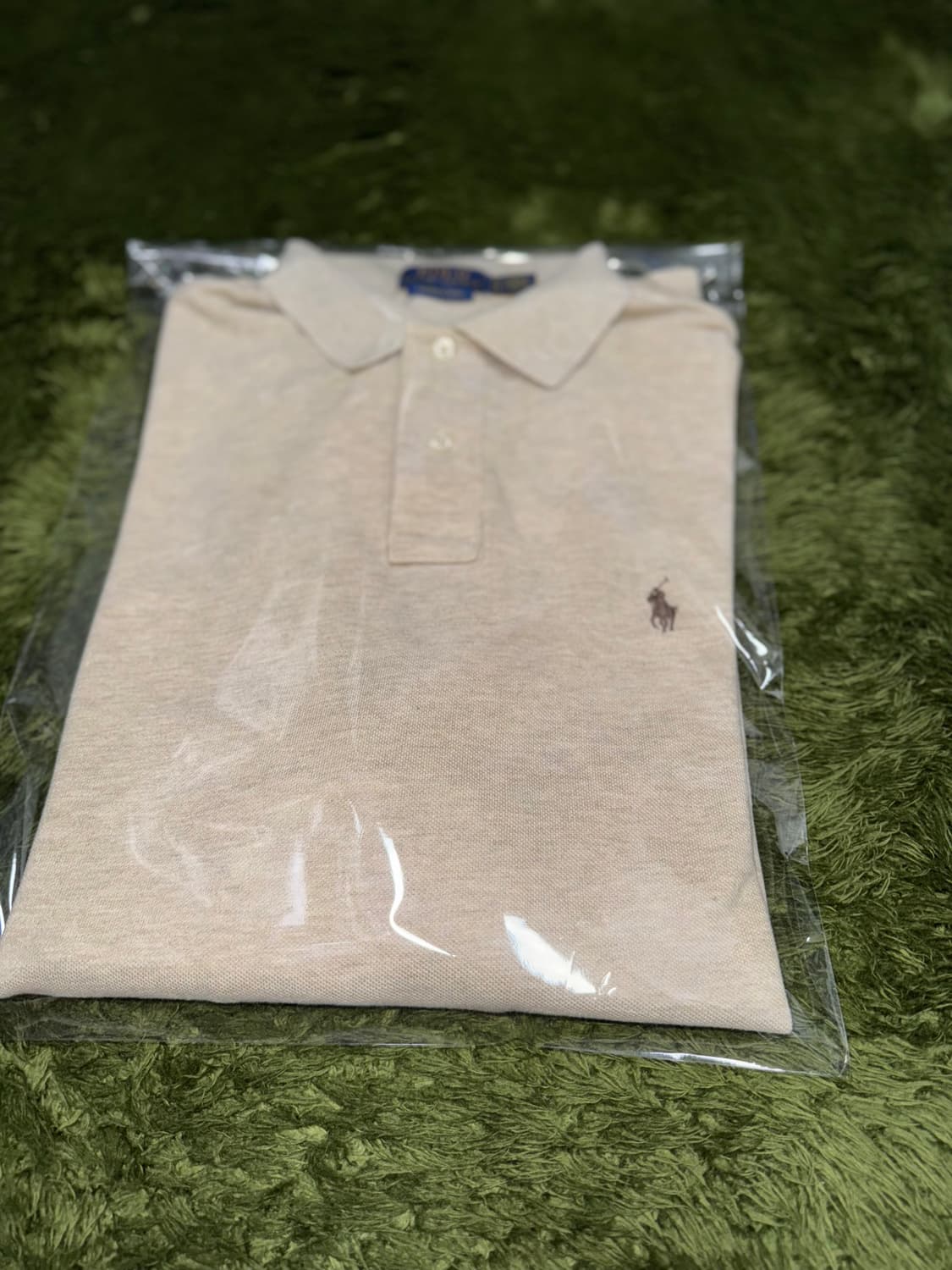 [XL] 폴로 랄프로렌 커스텀 슬림핏 폴로 롱슬리브 베이지 상품이미지10