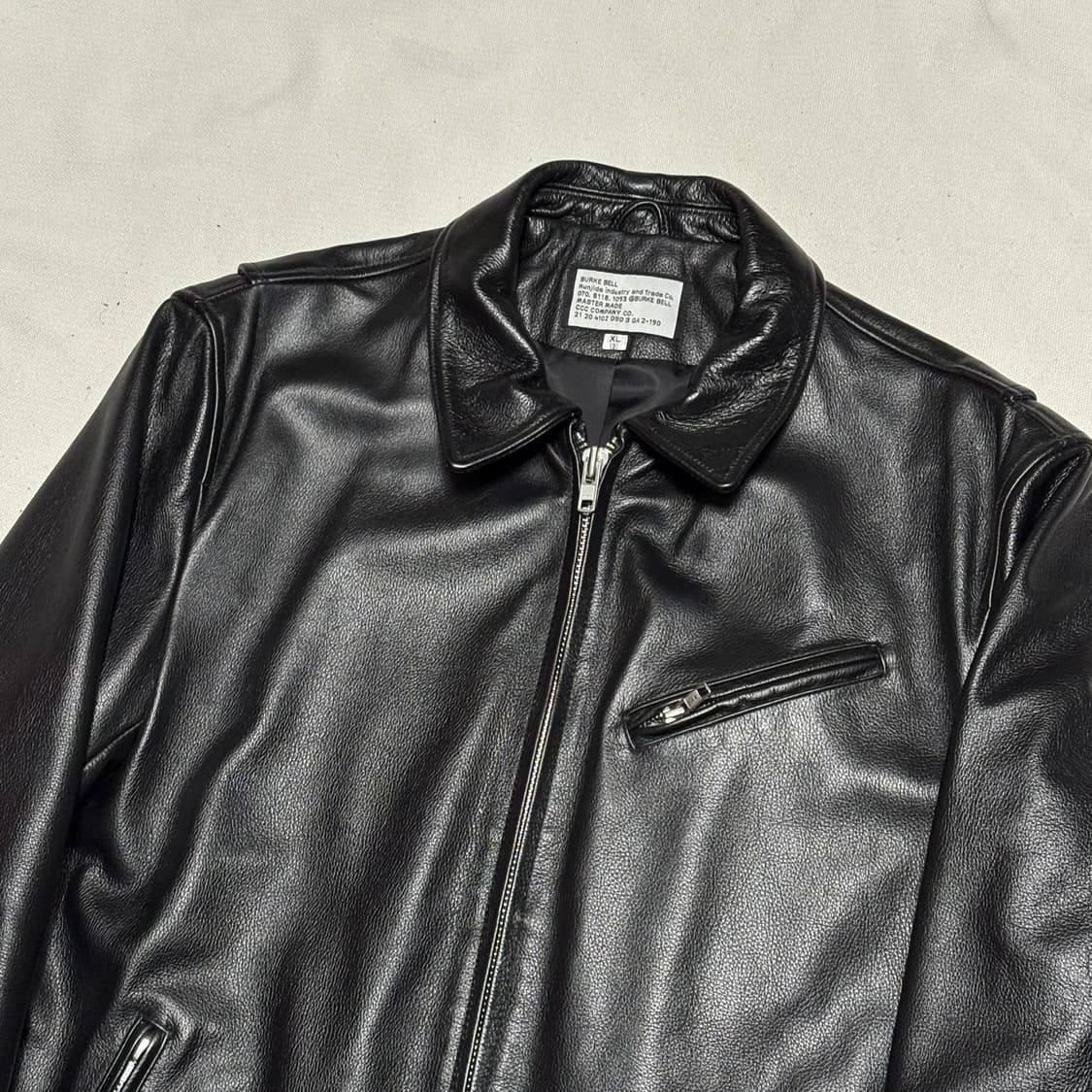 XL 에이징CCC 소가죽 레더자켓 상품이미지1