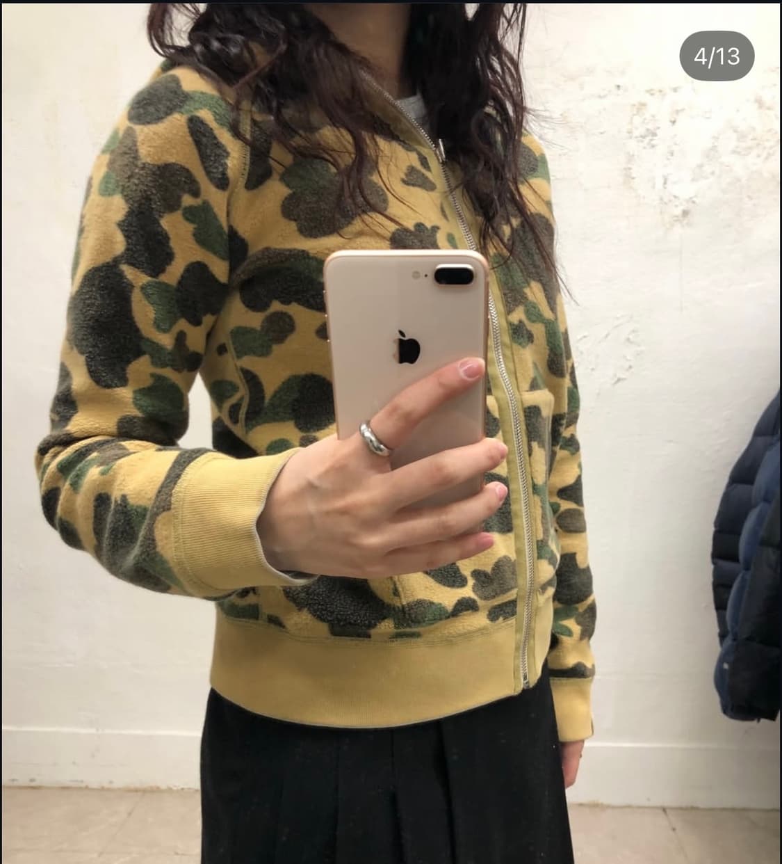 양면!! 리버서블!! 딱붙핏 베이프 카모 후드집업 상품이미지3