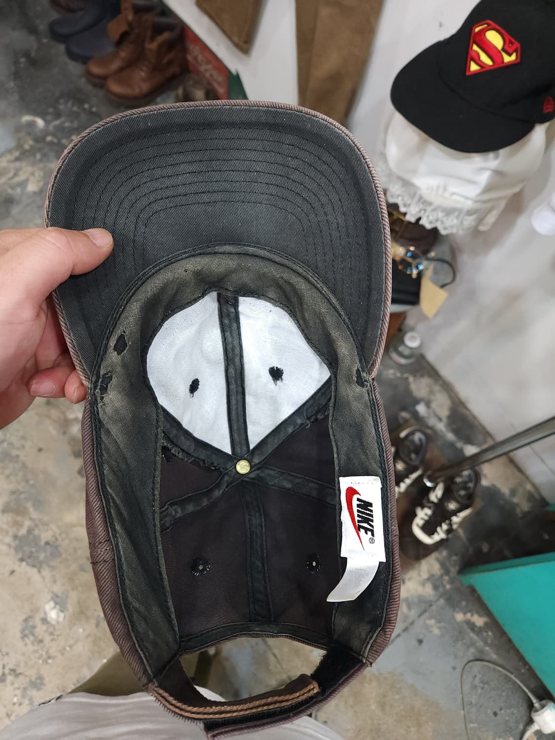 나이키 90s 드릴 빅로고 볼캡

 상품이미지5