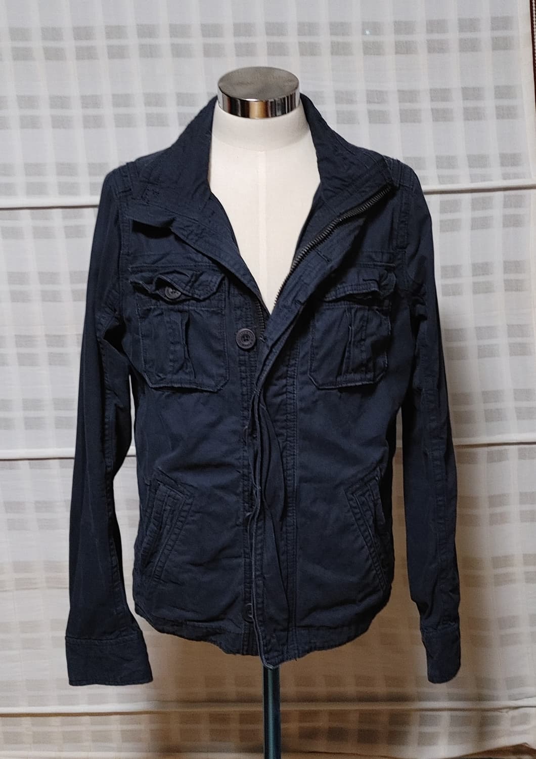 (Abercrombie) 아베크롬비 네이비 야상 점퍼 M (95~100) 상품이미지1