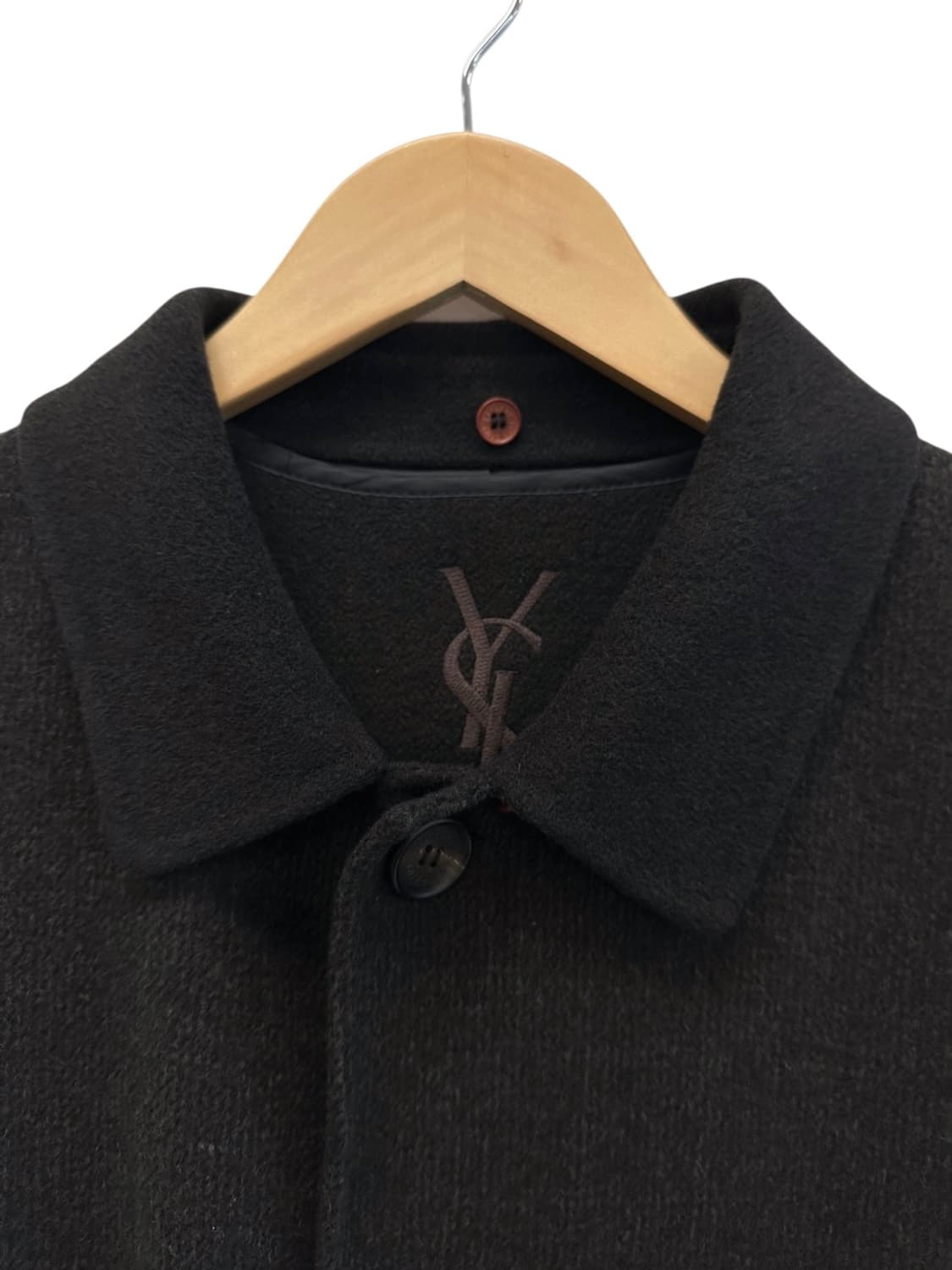 00s YSL 생로랑 울 자켓 차콜브라운(L~2XL) 상품이미지4