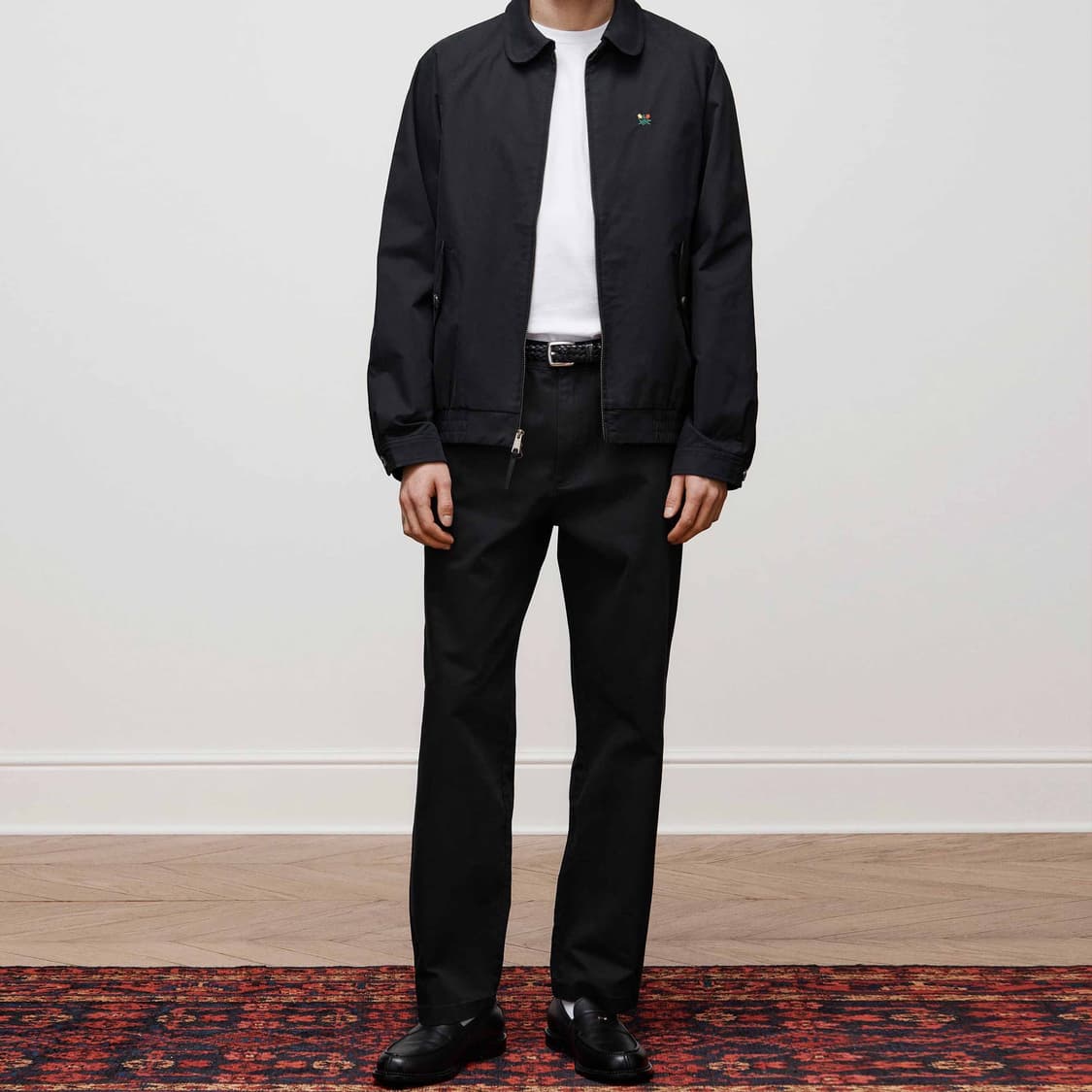 에임레온도르 크레스트 드리즐러 골프 자켓 블랙 aime leon dore 상품이미지2