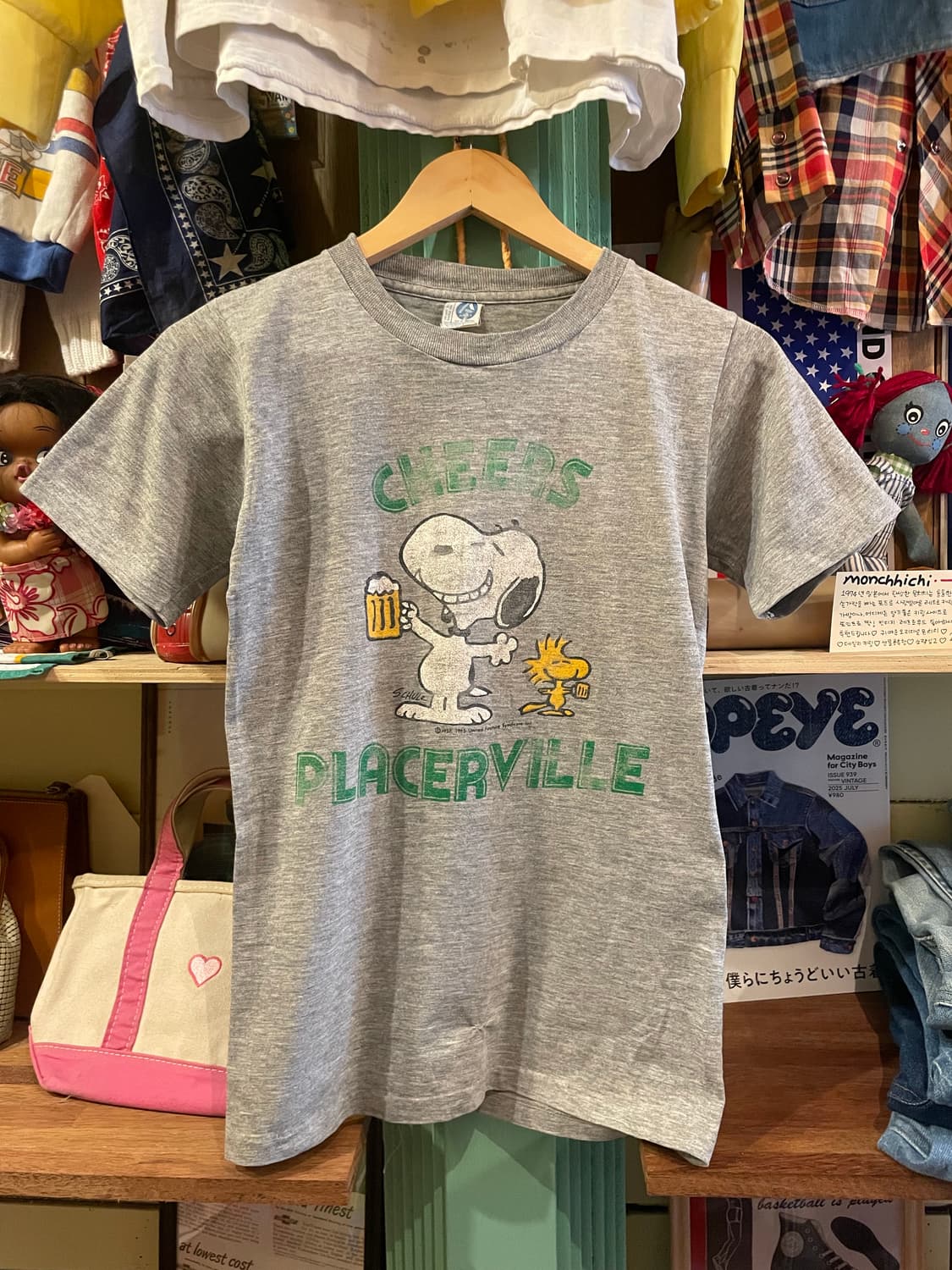 80's Vintage Snoopy Tee Made In U.S.A 상품이미지1