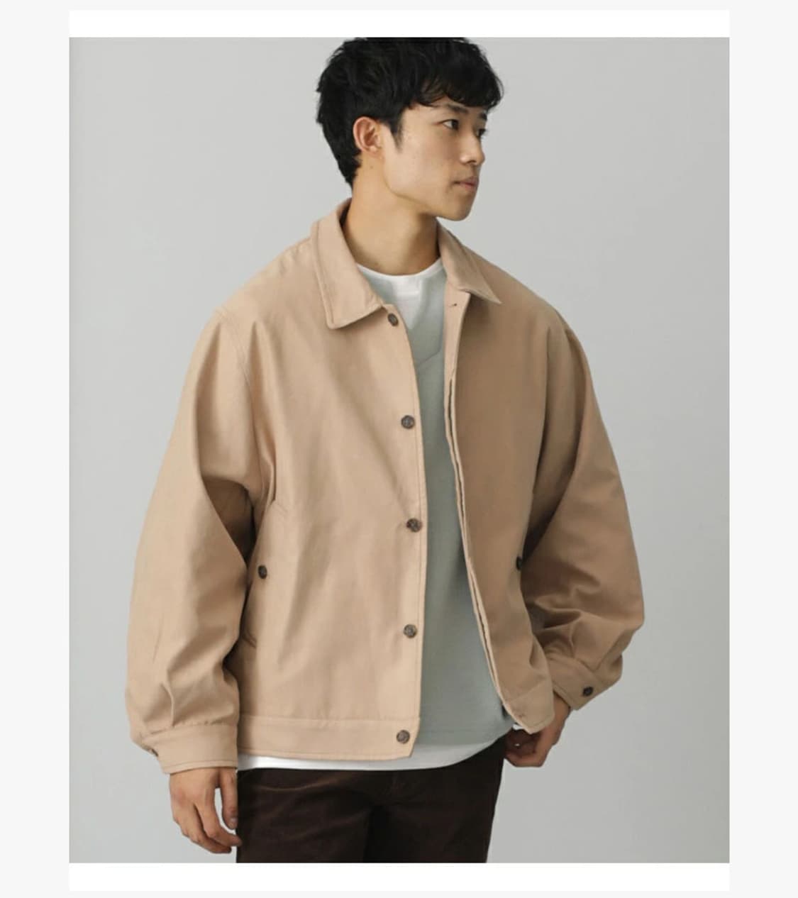 BEAMS HEART - SUEDE BLOUSON 상품이미지3