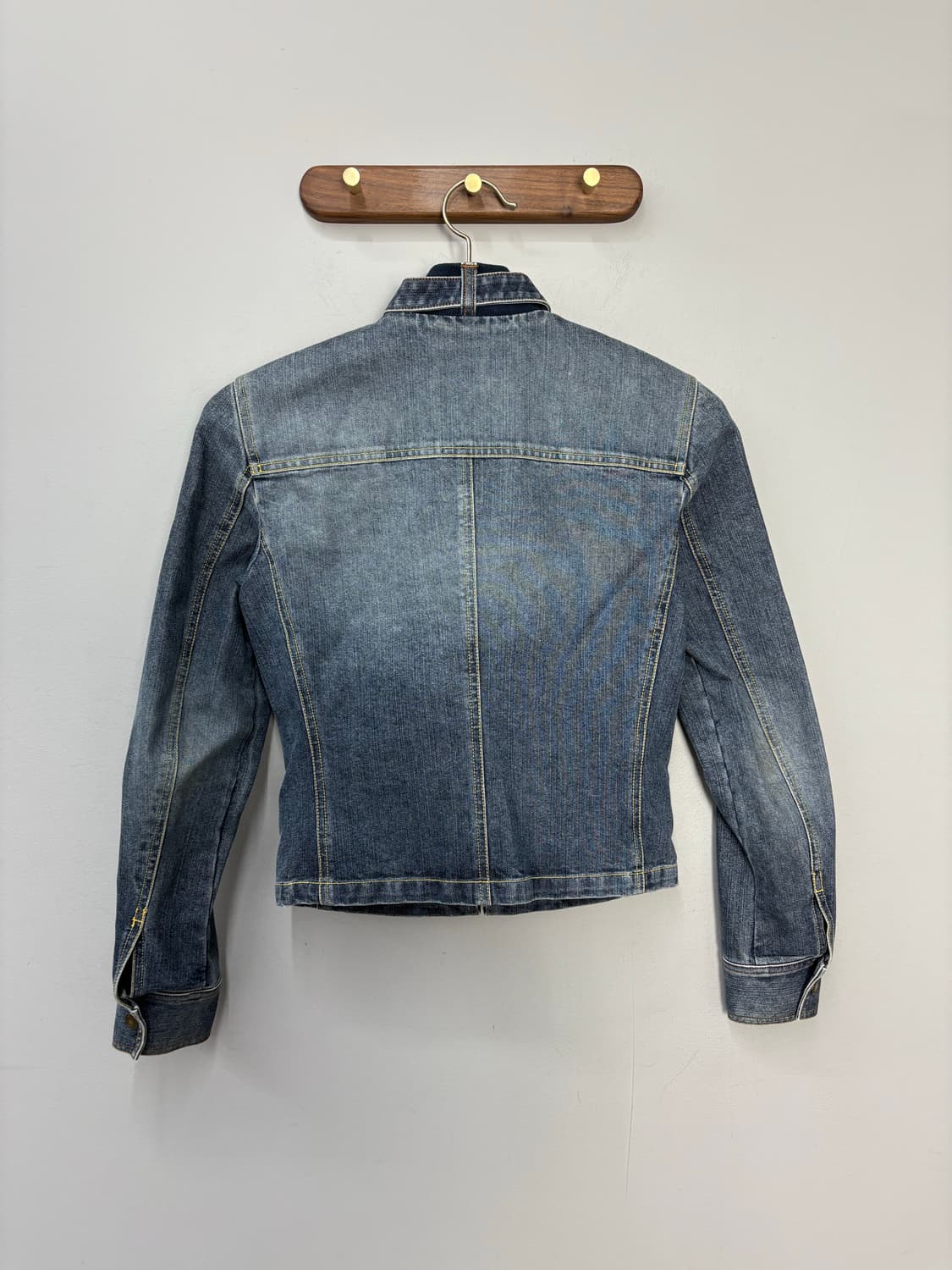 아르마니 데님 워싱 바이커 자켓 A3123 상품이미지5