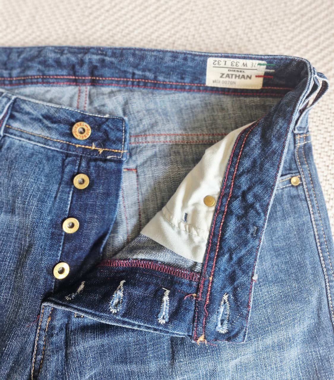 새상품 디젤 ZATHAN 부츠컷 33 상품이미지5
