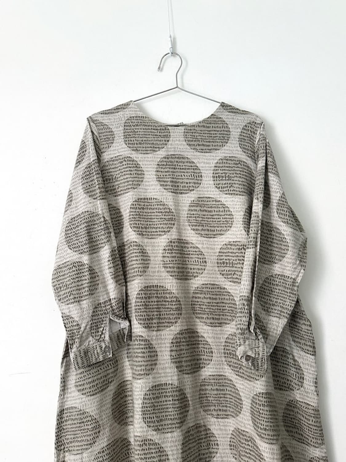 Big cicle pattern layered ops & top 상품이미지3