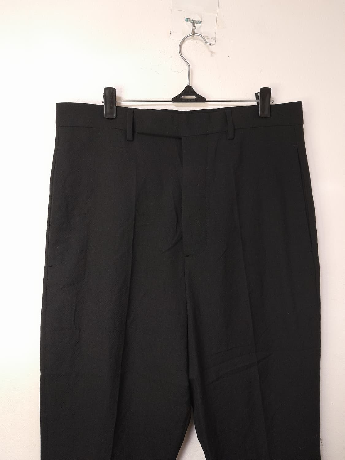 릭오웬스 블랙 DIRT 클래식 울슬랙스 46/30"~31" 상품이미지2