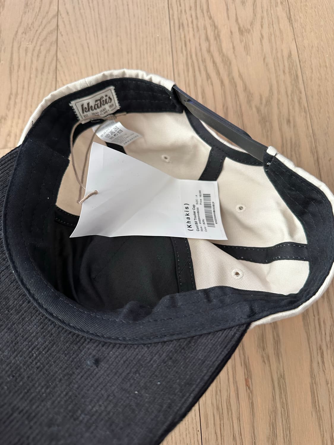 카키스 코듀로이 모자(레드 로고) 상품이미지3