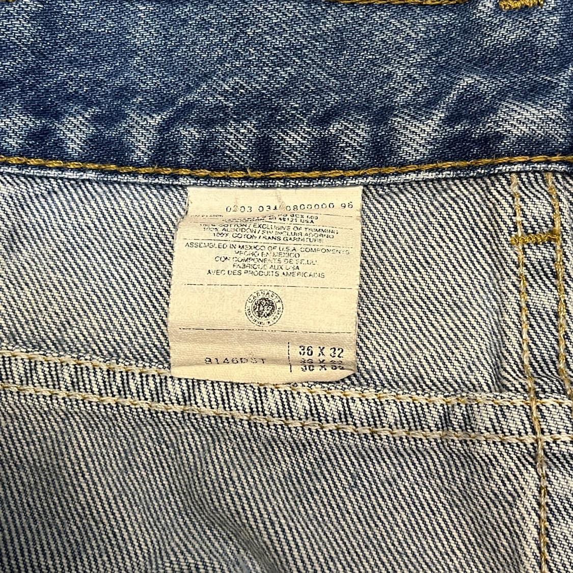 미국 빈티지 칼하트 페인팅 데님 청바지 워크웨어 상품이미지6