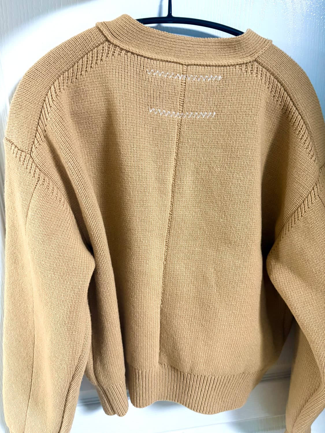 새상품) 렉토 가디건 베이지 S (변우석 착용) 상품이미지2