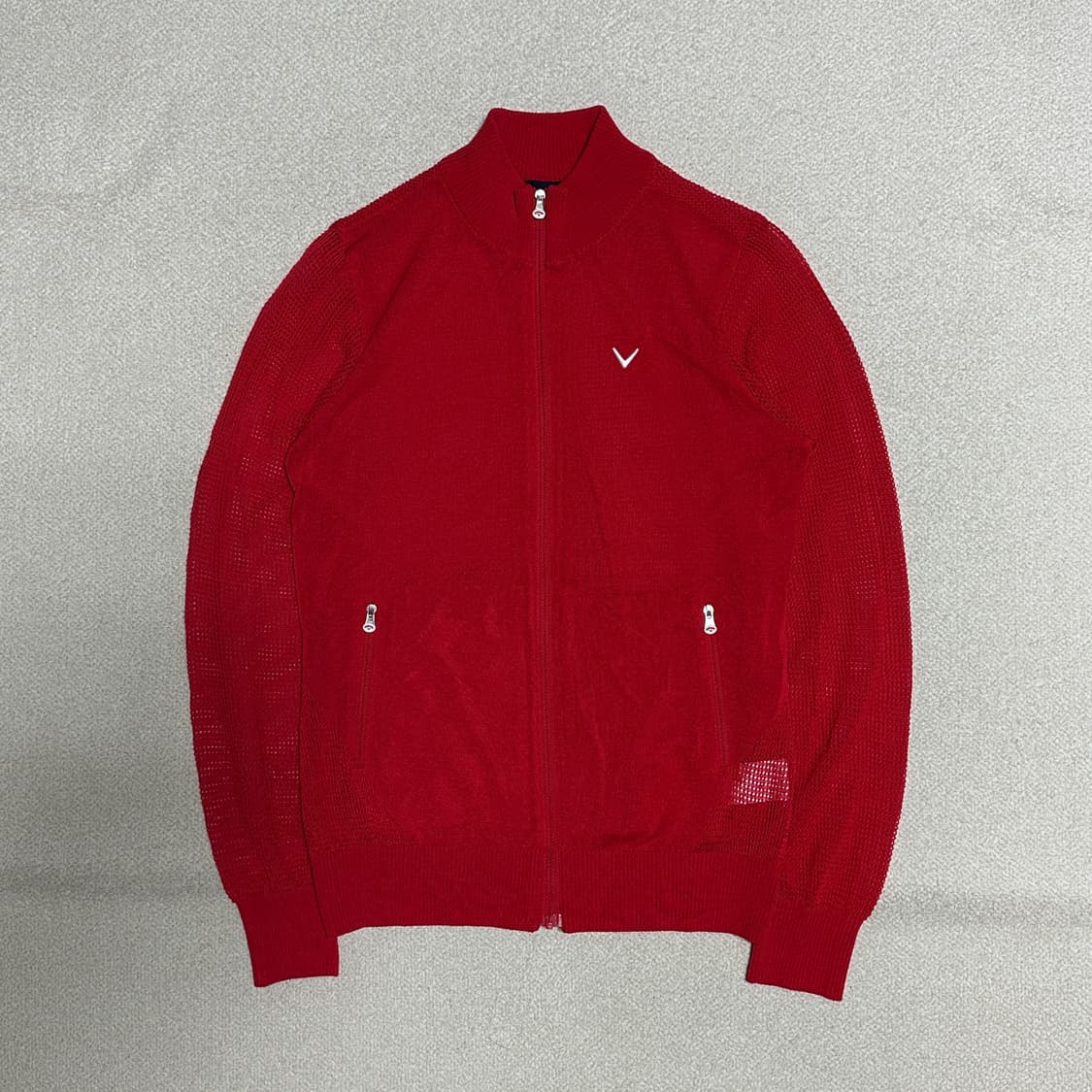 캘러웨이 매쉬 짜임 니트 집업 가디건 상품이미지2