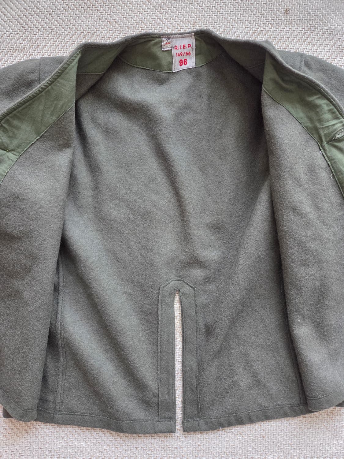 오리지널 프랑스 육군 울 라이너 자켓 상품이미지5